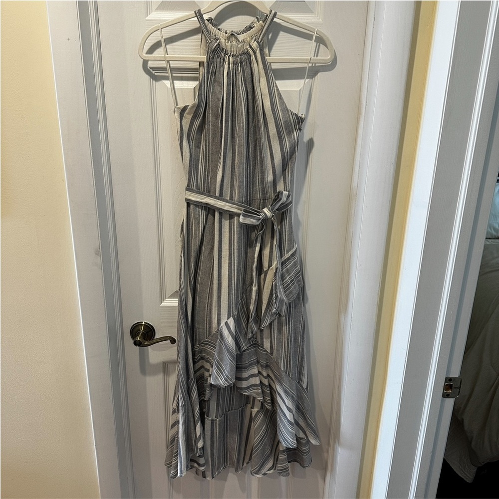 TTAHARI Striped Halter Neck Dress - Picture 3 of 16